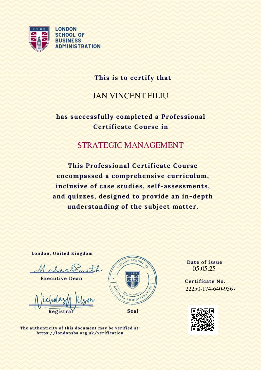 london Business School - Strategic Management